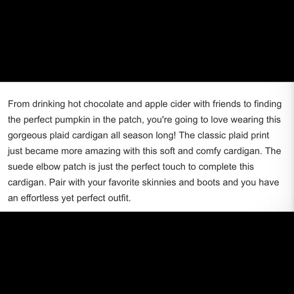 🍁HP🍁1 Left: Small•Teal Plaid Cardigan with elbow patches - Picture 5 of 7